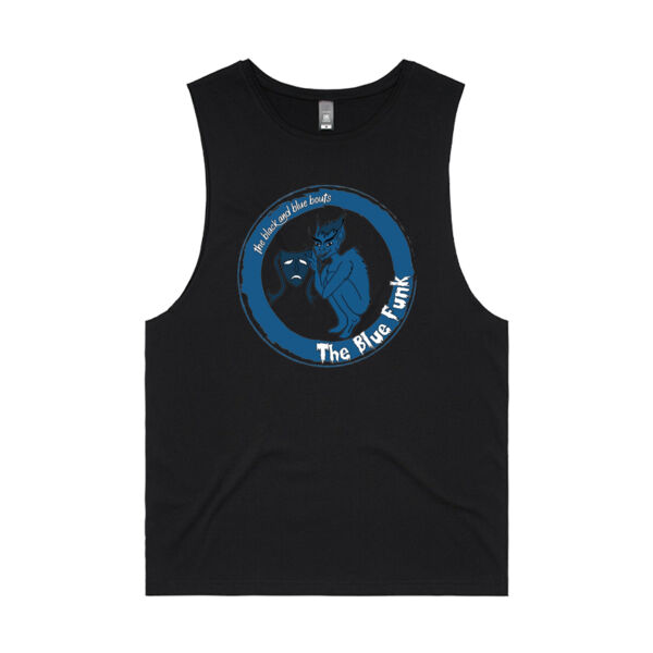 Blue Funk Scrim Top - Black   Thumbnail